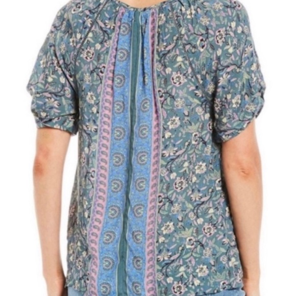 NWT Lucky Brand Peasant Top Size Xsmall - Picture 4 of 9